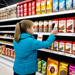 **Prompt:** A Russian family choosing cat food at a pet store in Moscow, shelves filled with colorful bags of Royal Canin, Hill's, and Purina Pro Plan, bright lighting, safe for work, appropriate content, fully clothed, family-friendly, perfect anatomy, natural proportions, professional photography, high quality.